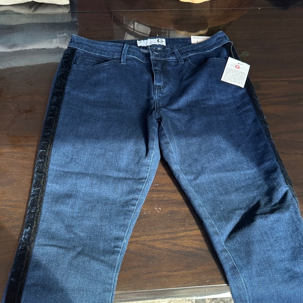 G by Guess Navy Jeans with Black Accents